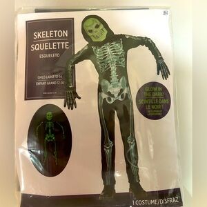 Glow-in-the-Dark Skeleton Costume‎ for Kids